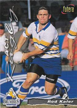 1996 Futera Rugby Union #70 Rod Kafer Front